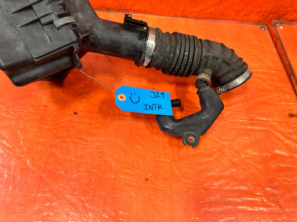 08 15 INFINITI G37 Q60 3.7L RIGHT PASSENGER AIR CLEANER INTAKE BOX TUBE #3291