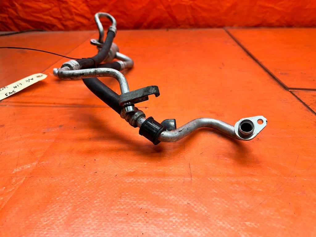 14-15 INFINITI Q50 3.7L A/C AIR CONDITIONING COMPRESSOR REFRIGERANT LINES OEM #36
