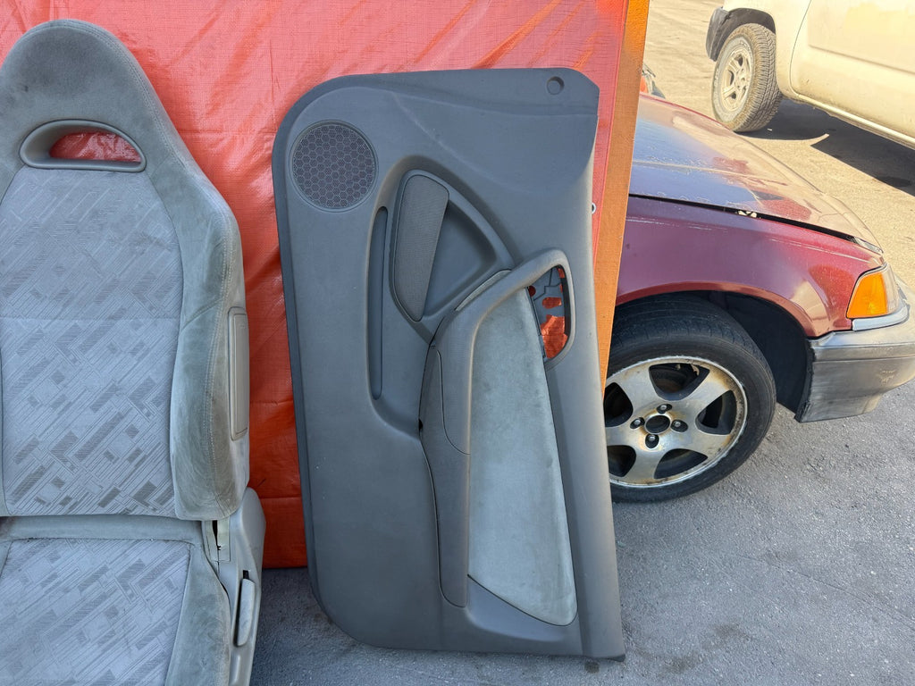 02 06 ACURA RSX   COMPLETE CLOTH INTERIOR   FRONT SEATS REAR SEATS DOOR PANELS5