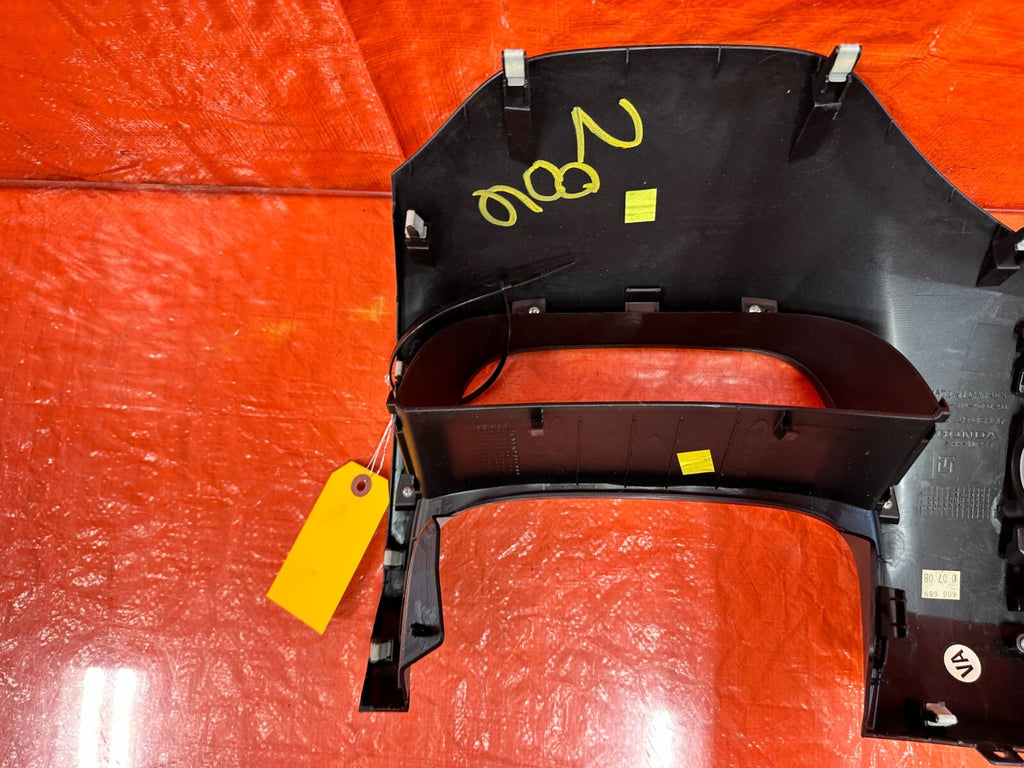 06 11 HONDA CIVIC COUPE & SEDAN   INSTRUMENT GAUGE CLUSTER BEZEL TRIM OEM #28611