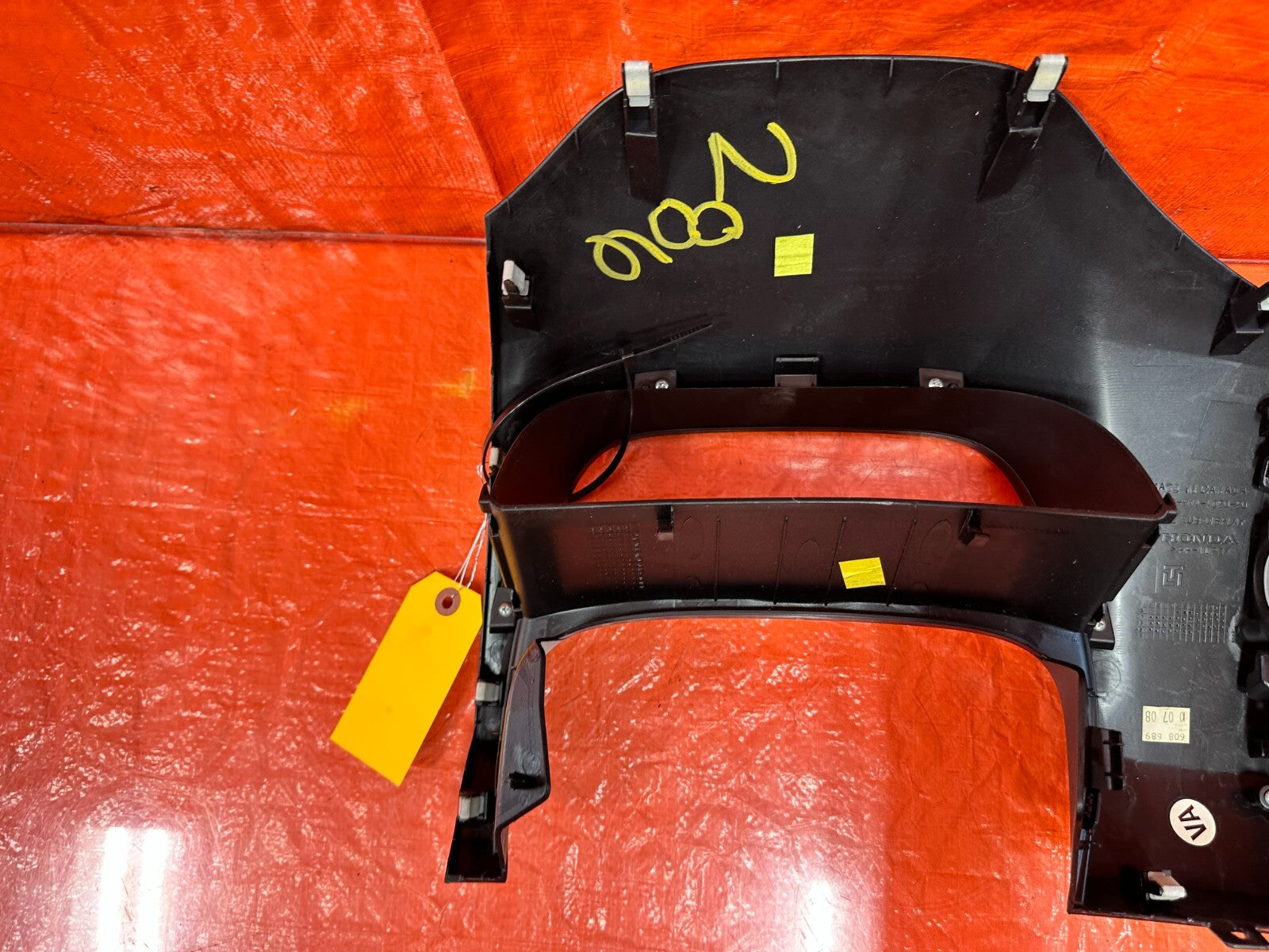 06 11 HONDA CIVIC COUPE & SEDAN   INSTRUMENT GAUGE CLUSTER BEZEL TRIM OEM #28611