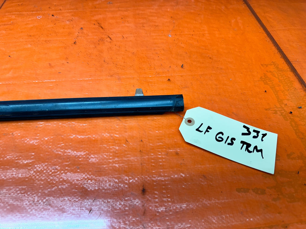 94 01 ACURA INTEGRA 2D LEFT DRIVER DOOR WINDOW GLASS TRIM OEM #3314