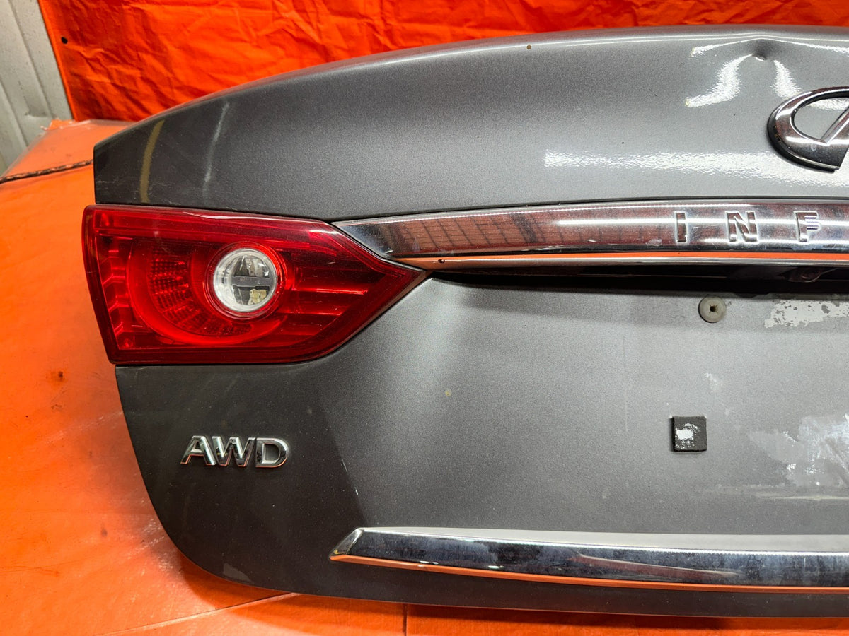 14-15 INFINITI Q50 3.7L AWD REAR TRUNK DECK LID HATCH TAILGATE COMPLETE OEM #3456