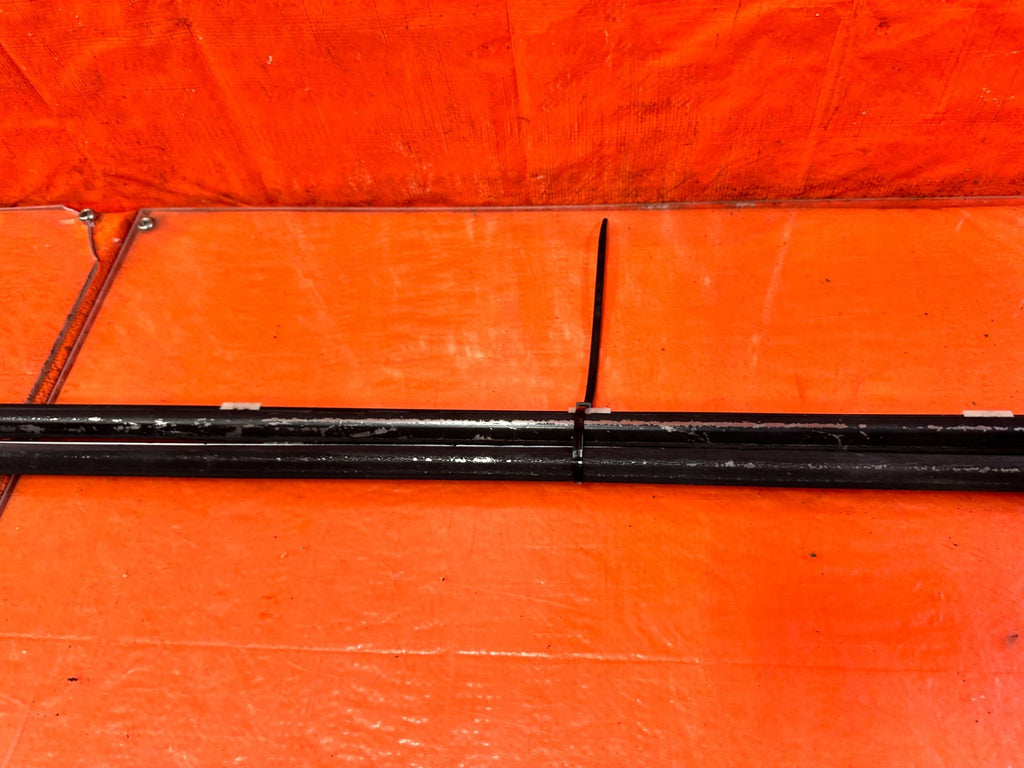 92 95 HONDA CIVIC COUPE EXTERIOR DOOR WINDOW GLASS TRIM SET LEFT RIGHT OEM 3266