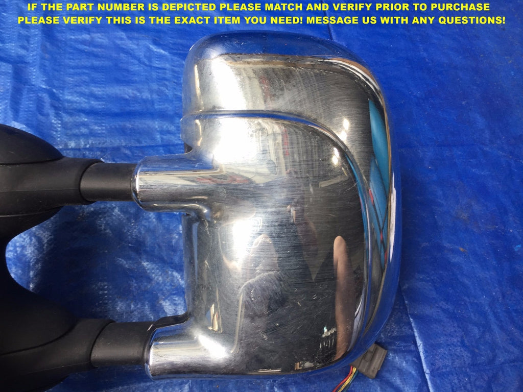 OEM 1999 2000 2001 2002 2003 2004 FORD F250 F350 DRIVER LEFT SIDE VIEW MIRROR #43