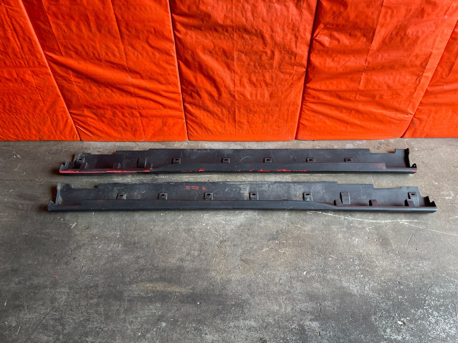 94 01 ACURA INTEGRA 2 DOOR MODEL ONLY   SIDE SKIRT SET LEFT RIGHT SKIRTS   OEM 8
