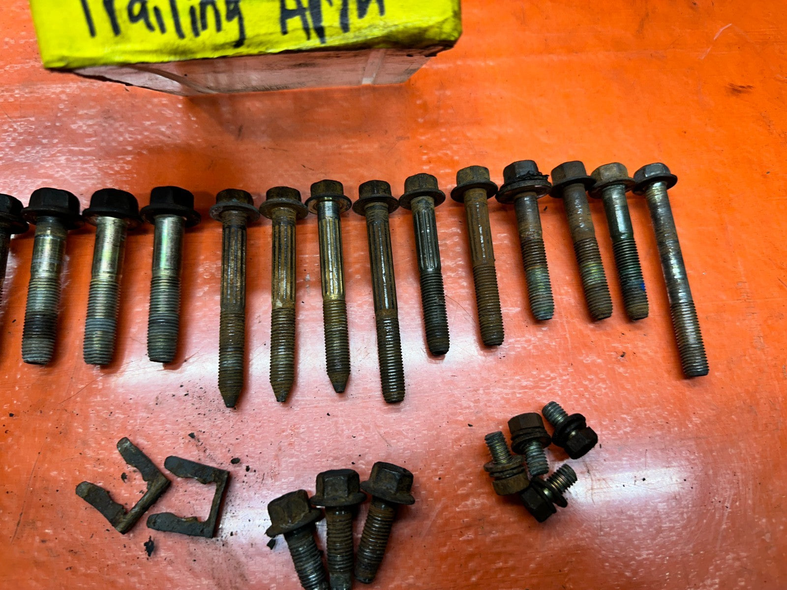 94-01 ACURA INTEGRA REAR TRAILING ARM MOUNTING BOLTS HARDWARE SET OEM #3407
