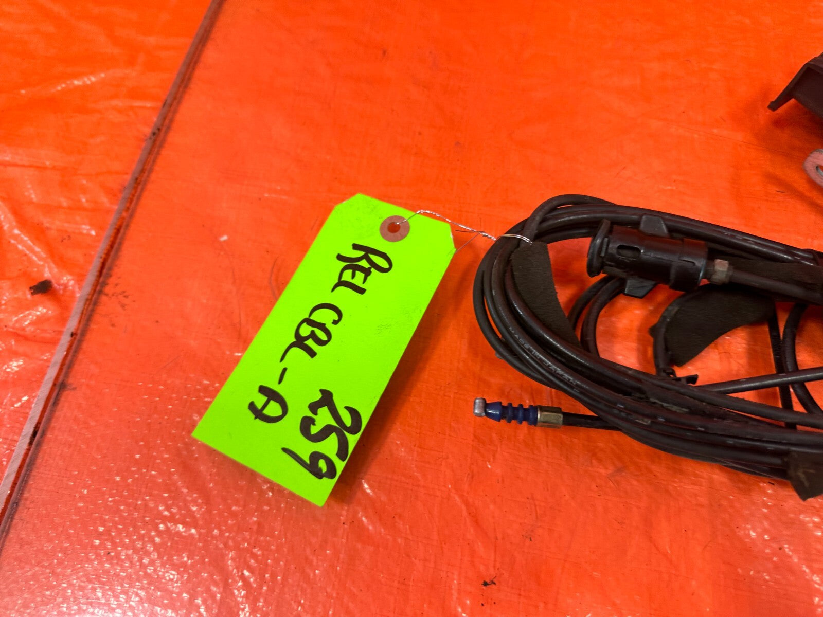 97 01 HONDA PRELUDE   TRUNK & GASOLINE GAS FUEL RELEASE CABLE WIRE   OEM #2595