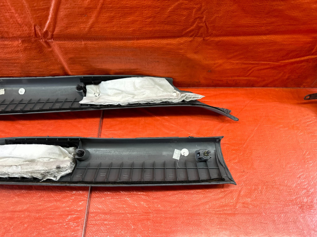 04 08 ACURA TL   LEFT AND RIGHT INTERIOR A PILLARS   MOONLAKE GRAY COLOR OEM 23414