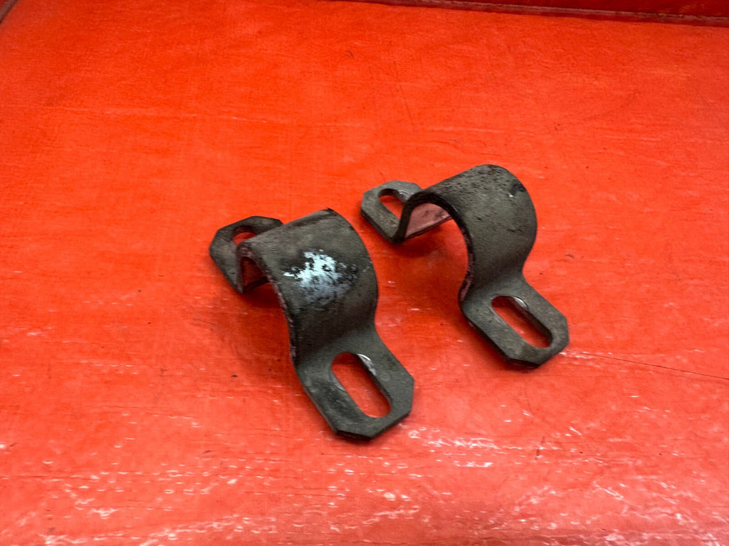 09 12 LANCER EVOLUTION X EVO 10 FRONT SWAY BAR MOUNTING BRACKETS LEFT RIGHT #2066