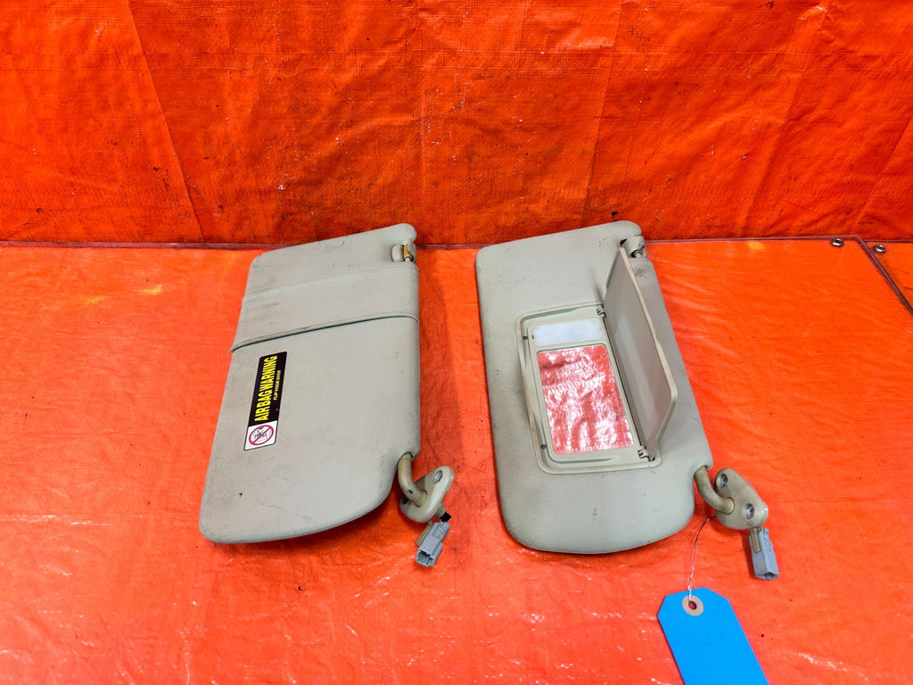 04 05 ACURA TSX   LEFT AND RIGHT SUN VISORS PAIR SET   OEM FACTORY OE #3045