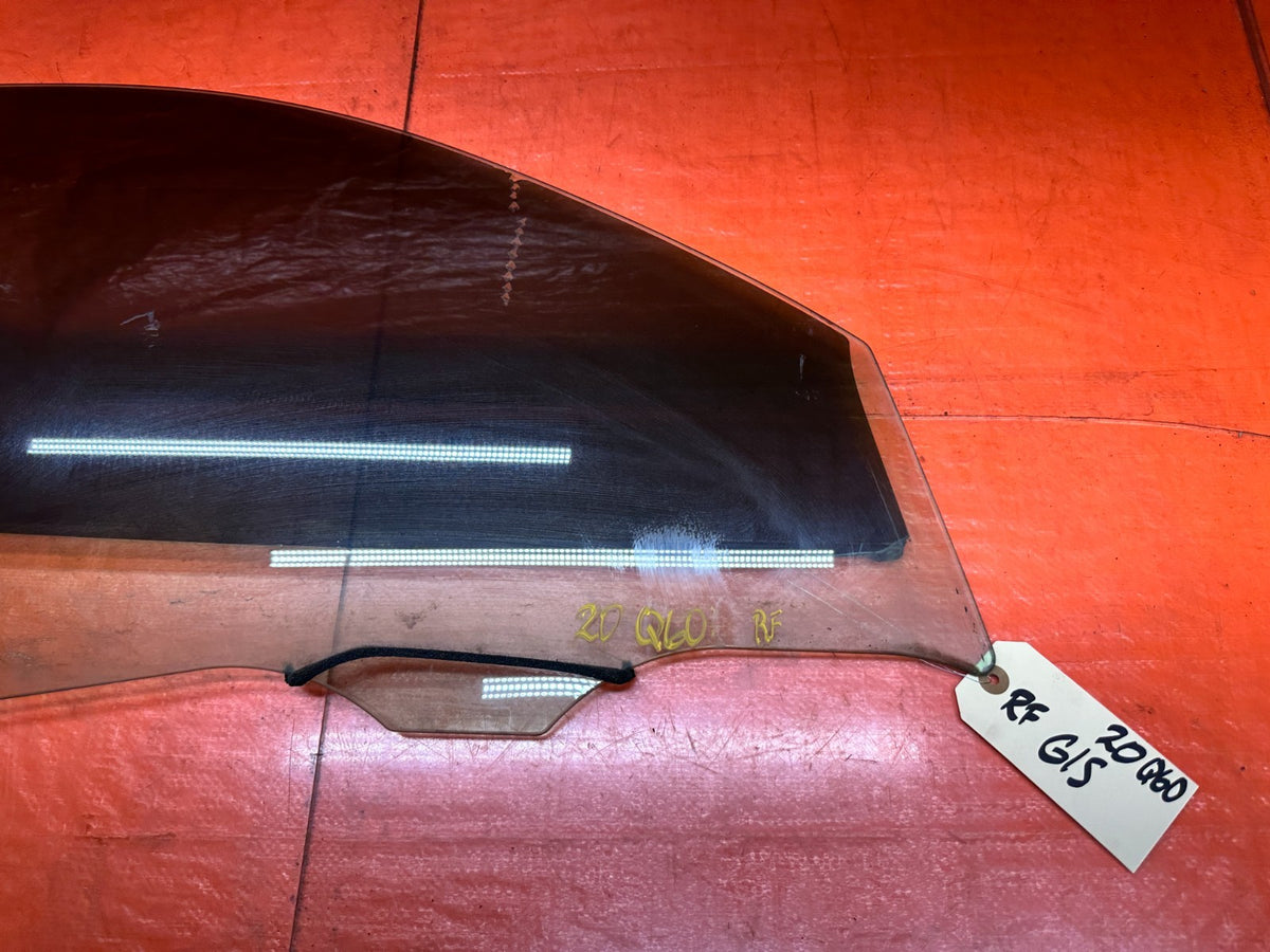 2016-2020 INFINITI Q60 COUPE PASSENGER RIGHT FRONT DOOR GLASS WINDOW OEM #20Q605