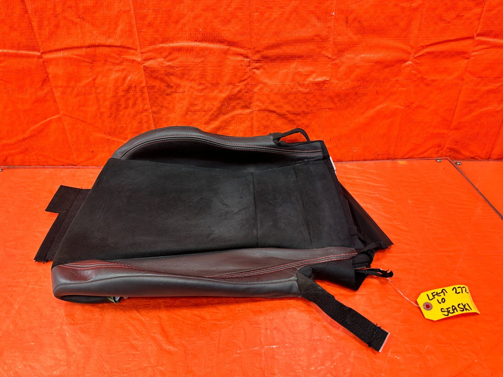 18 20 SUBARU BRZ   DRIVER LEFT FRONT UPPER SEAT SKIN LEATHER WRAP   OEM #2920