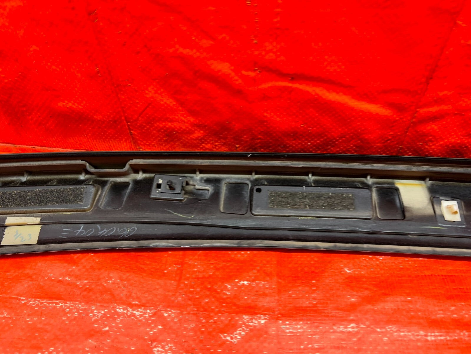 02 06 ACURA RSX   REAR WING SPOILER DECK LID TRIM   OEM #17213