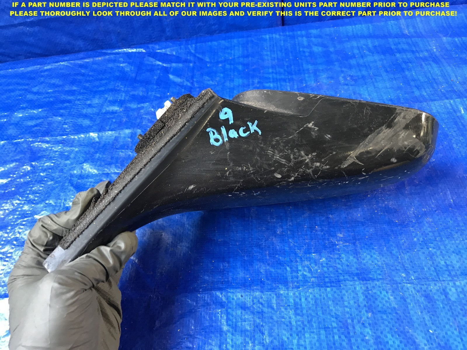 OEM 1996 97 1998 1999 2000 HONDA CIVIC SEDAN PASSENGER RIGHT SIDE VIEW MIRROR **3