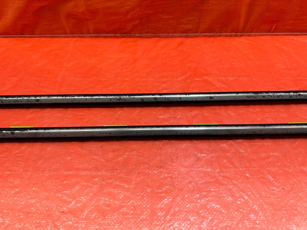 96 00 HONDA CIVIC COUPE HATCH EXTERIOR DOOR WINDOW GLASS TRIM SET LEFT RIGHT 1917