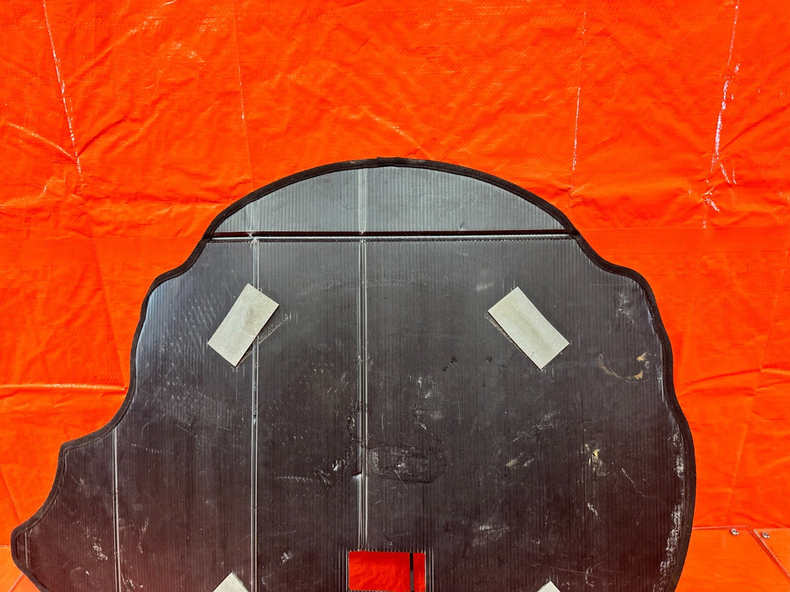 04 08 NISSAN 350Z CONVERTIBLE REAR TRUNK CARDBOARD INSERT SPARE COVER BOARD 2626