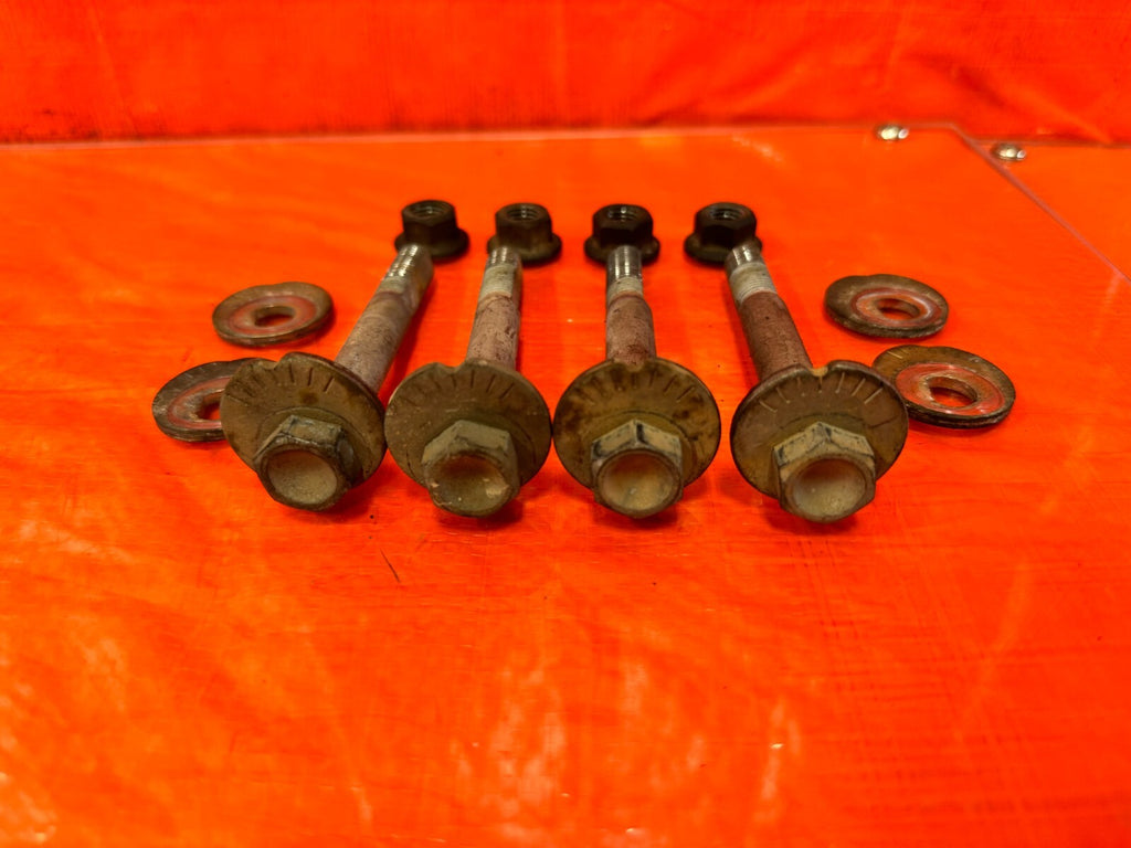 90 93 MAZDA MX 5 MIATA   REAR CASTER CAMBER ADJUSTMENT BOLTS   OEM FACTORY #2670