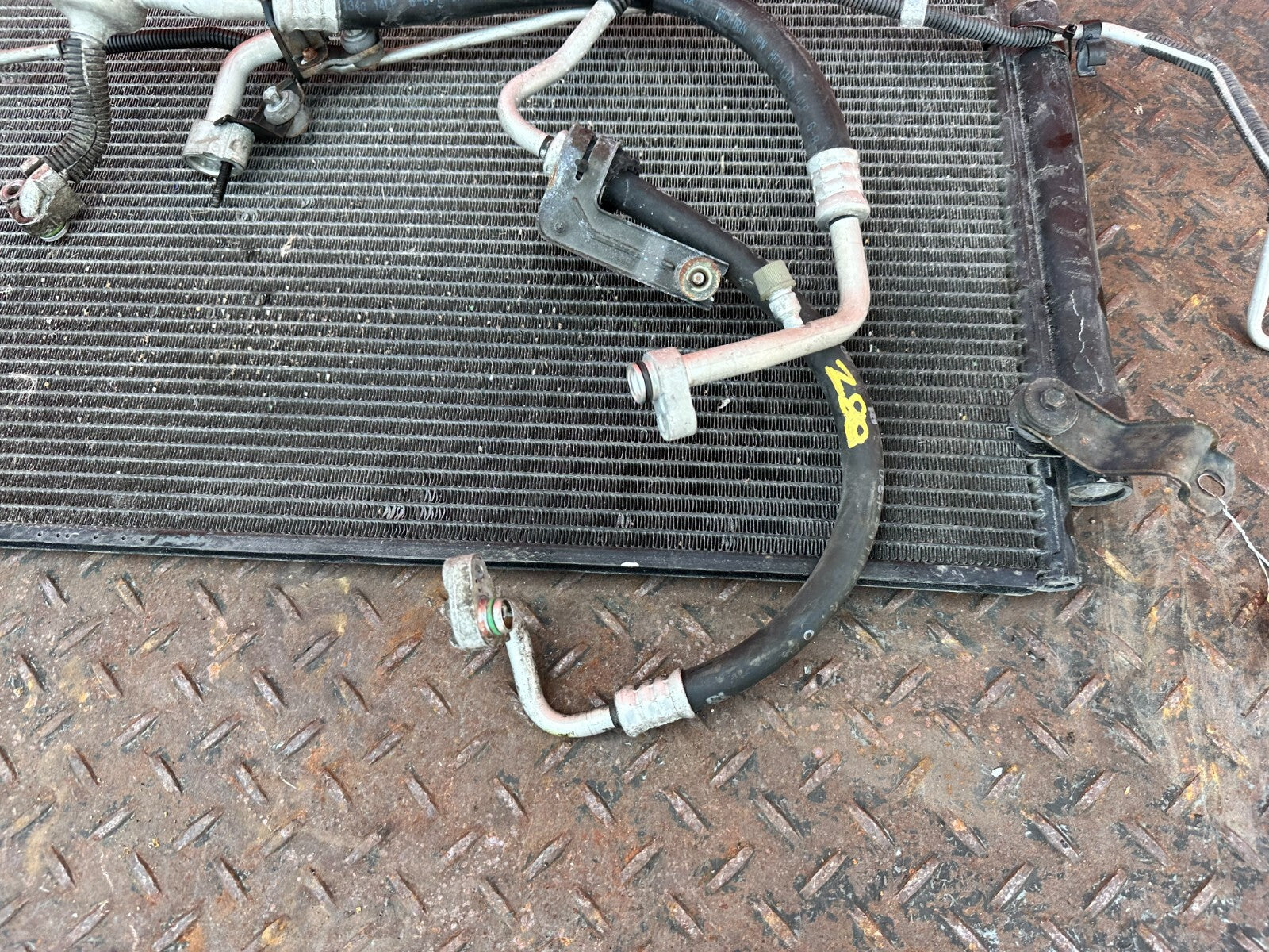 2002 02 LEXUS SC430   AC LINE SET LINES PIPES HOSES W/ CONDENSER OEM FACTORY 2888