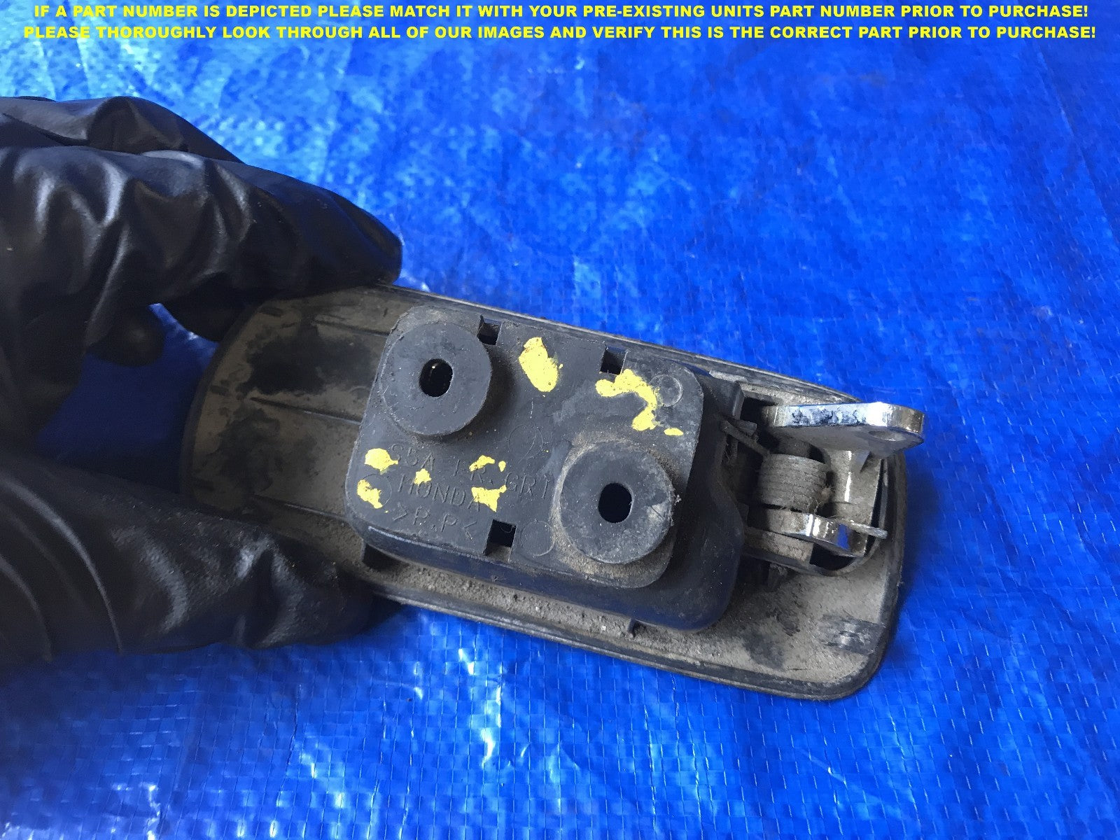OEM 2001 2002 03 HONDA CIVIC 4D PASSENGER RIGHT FRONT INTERIOR DOOR HANDLE     1