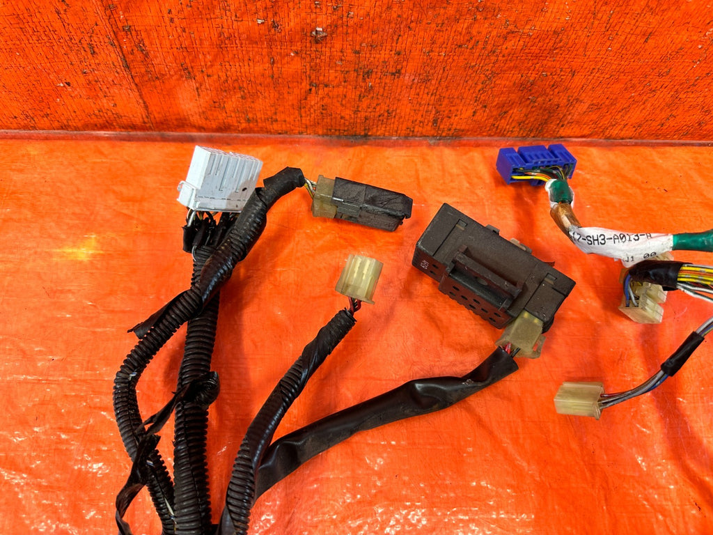 90 91 HONDA CIVIC SI 5 SPEED MANUAL GAUGE CLUSTER HARNESS 32117 SH3 A01 OEM #3257