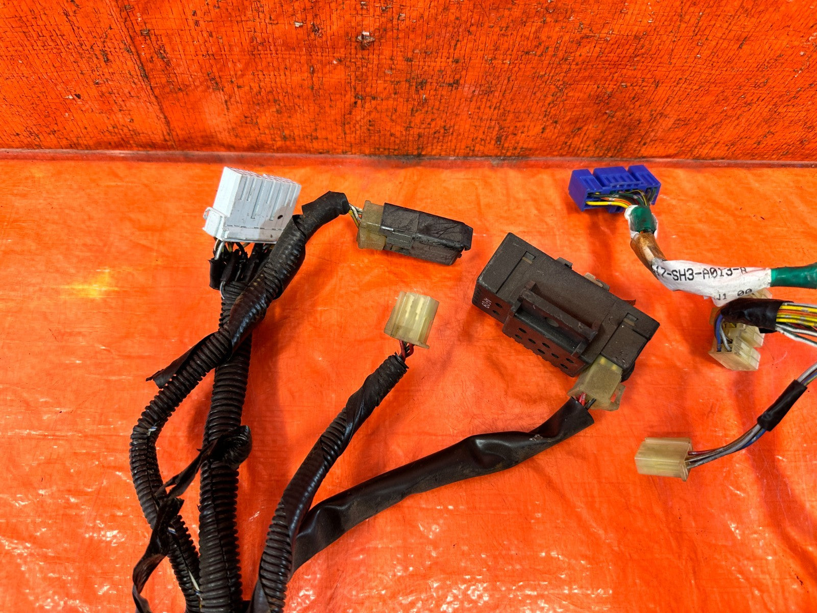 90 91 HONDA CIVIC SI 5 SPEED MANUAL GAUGE CLUSTER HARNESS 32117 SH3 A01 OEM #3257