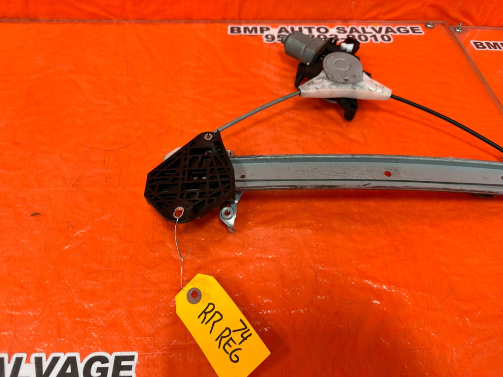 2012 SUBARU WRX STI SEDAN   PASSENGER RIGHT REAR   WINDOW REGULATOR W/ MOTOR OEM5