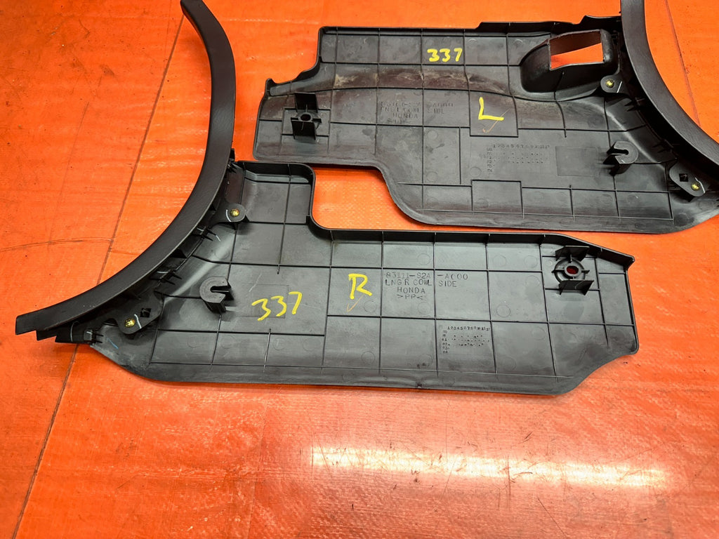 00-09 HONDA S2000 AP1 AP2 DRIVER PASSENGER FOOTWELL KICK PANELS OEM #33711
