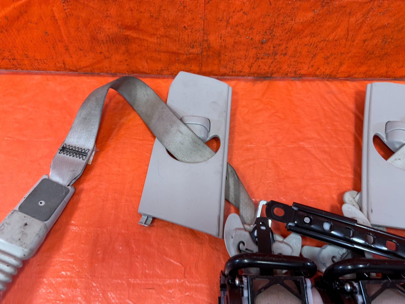 14 23 INFINITI Q50 LEFT & RIGHT FRONT SEAT BELTS SAFETY BELT TAN OEM FACTORY8