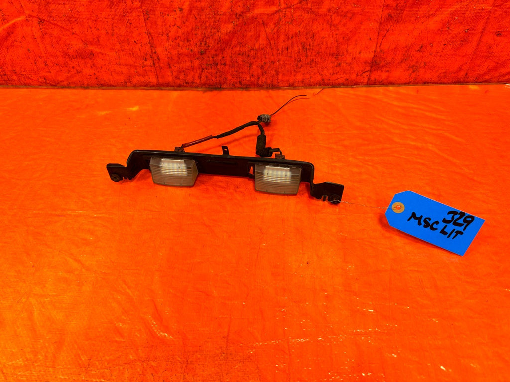 08 15 INFINITI G37 Q60 REAR LICENSE PLATE LIGHTS LAMPS L R OEM #3290