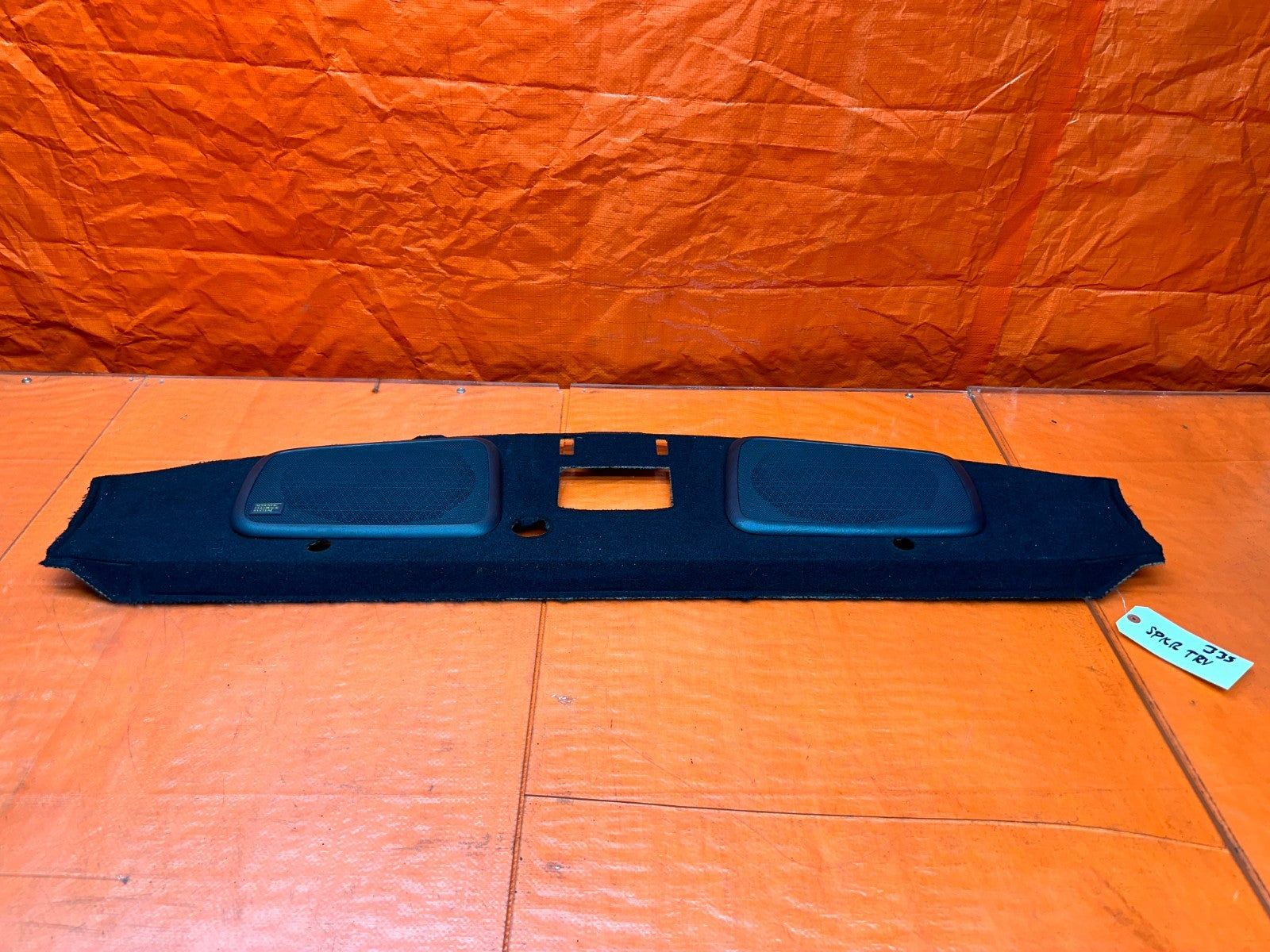 97 01 HONDA PRELUDE 2.2L REAR SPEAKER TRAY DECK COVER TRIM PANEL OEM #3350