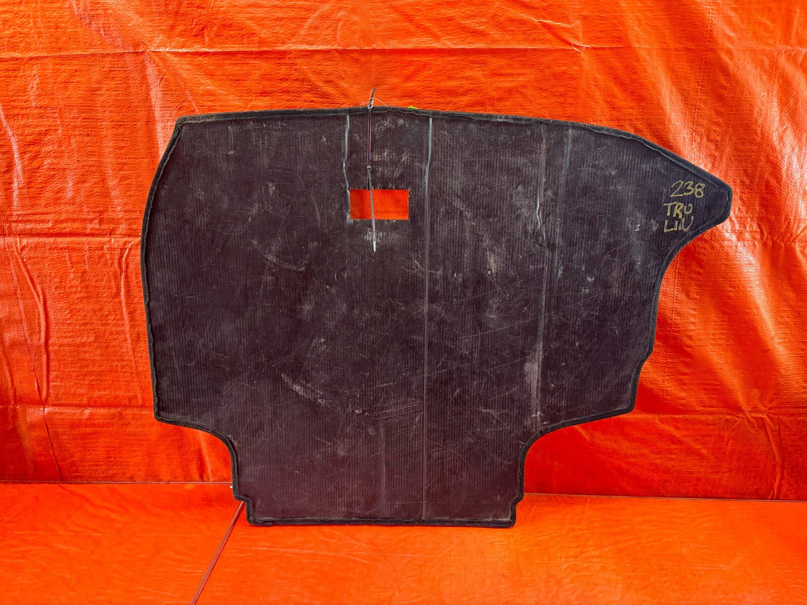 2012 12 INFINITI G37 SEDAN   TRUNK BOARD LINING LINER CARDBOARD OEM FACTORY #2386