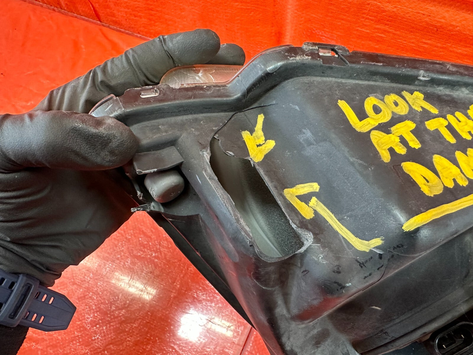04 05 HONDA CIVIC SI EP3 HATCHBACK   DRIVER LEFT HEADLIGHT HEADLAMP   OEM DAMAGE12