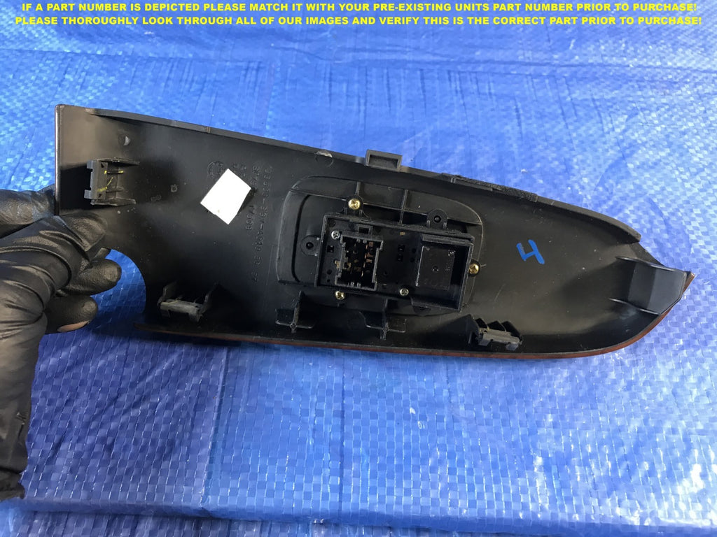OEM 2004 2005 2006 ACURA MDX PASSENGER RIGHT FRONT WOOD GRAIN WINDOW SWITCH3