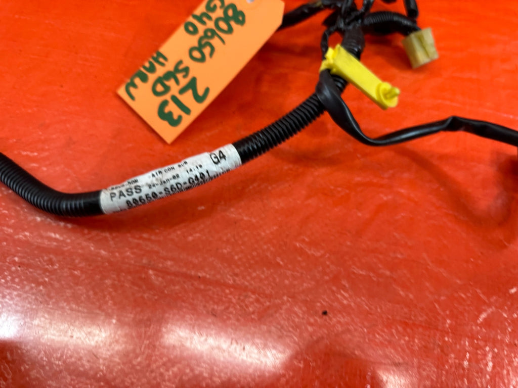 02 03 HONDA CIVIC SI EP3 HATCHBACK   AC BLOWER MOTOR HARNESS   OEM FACTORY #21311
