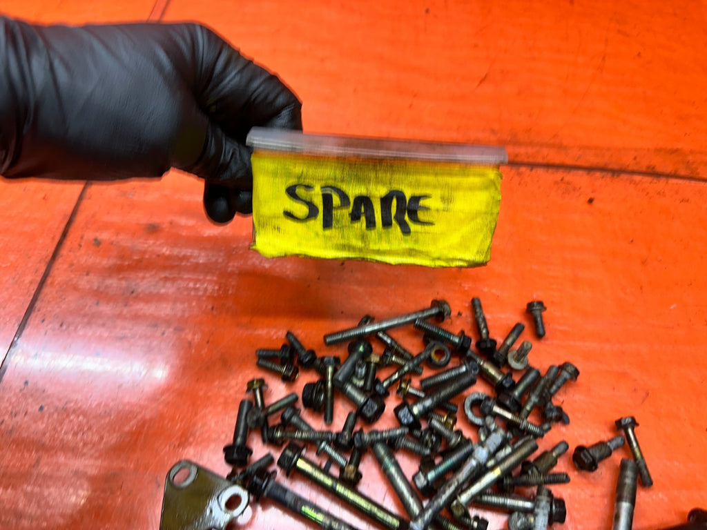 04-08 ACURA TSX 4D 2.4L K24A2 ENGINE BLOCK OIL PAN BOLTS HARDWARE SET OEM #34213