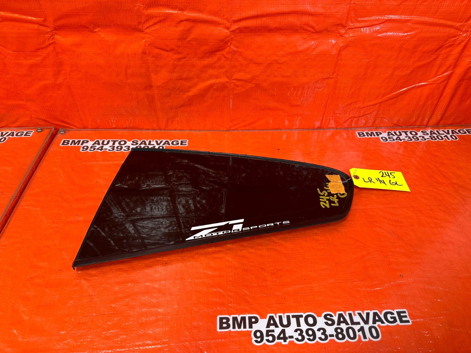 08 15 INFINITI G37 Q60 2D COUPE DRIVER LEFT REAR 1/4 QUARTER GLASS WINDOW OEM 450