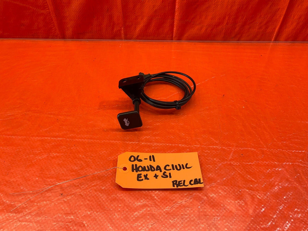 06 11 HONDA CIVIC EX & SI   HOOD RELEASE CABLE WITH PULL LEVER COMPLETE OEM #1350