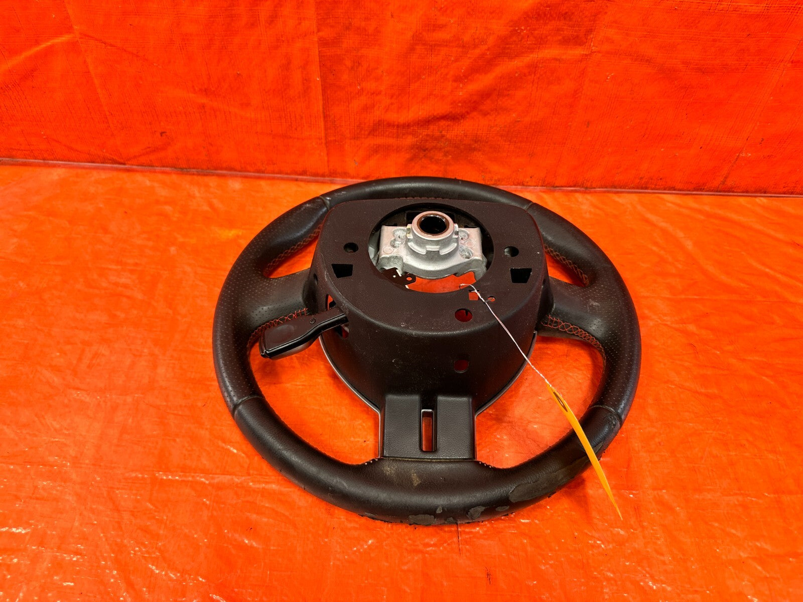 77 20 86 13 20 BRZ   STEERING WHEEL   BLACK LEATHER WRAP   OEM #2936