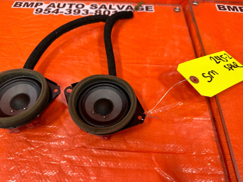 08 15 INFINITI G37 COUPE BOSE REAR QUARTER PANEL TRIM SPEAKERS LEFT RIGHT 2452