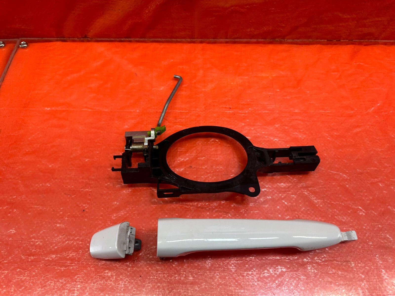 08 15 LANCER EVOLUTION X EVO 10 GSR   LEFT REAR   EXTERIOR DOOR HANDLE   OEM 2068