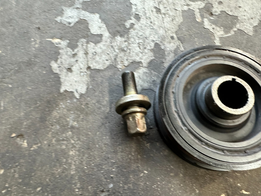 00 03 HONDA S2000 AP1 2.0L F20C ENGINE CRANKSHAFT HARMONIC BALANCER PULLEY BOLT9