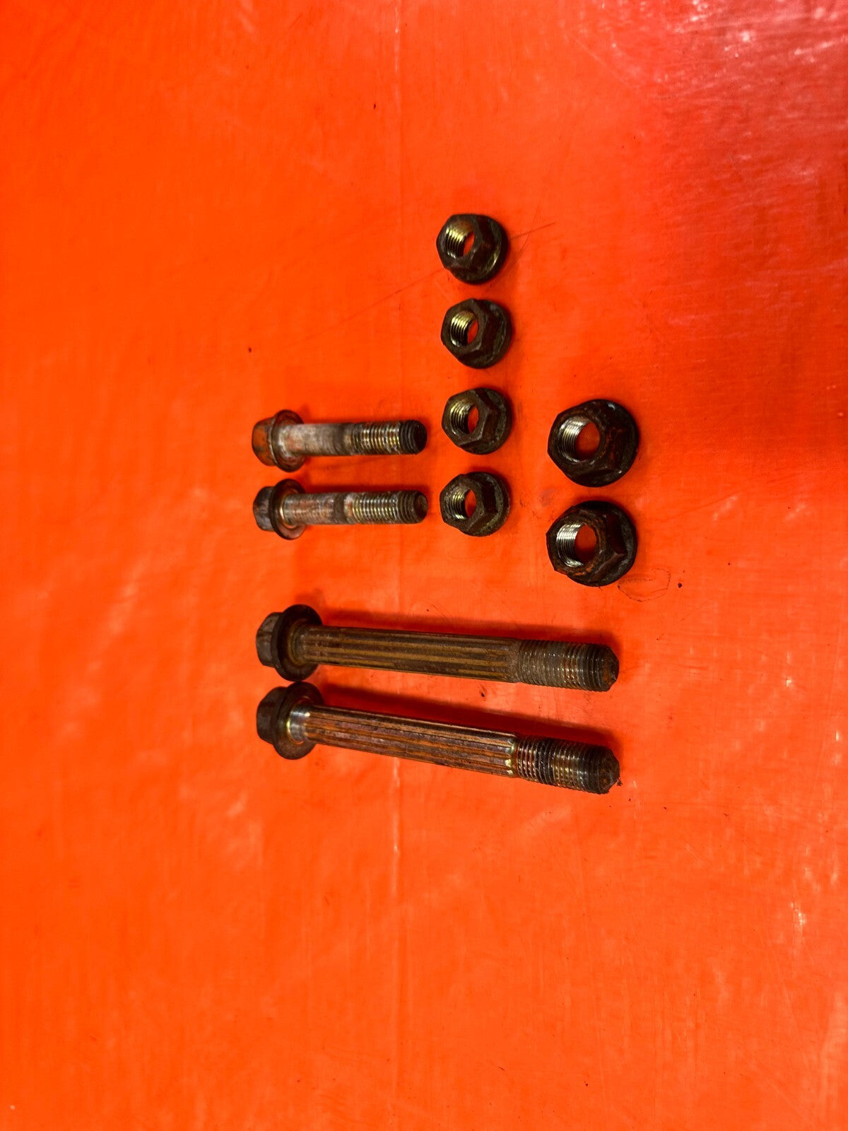 96 00 HONDA CIVIC   LEFT & RIGHT   FRONT SHOCK FORK BOLTS & NUTS   OEM #2871