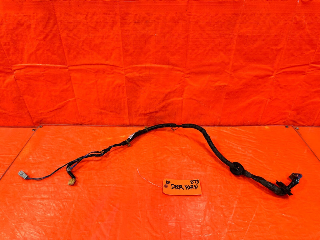 92 96 HONDA PRELUDE   PASSENGER RIGHT DOOR HARNESS WIRE LOOM   OEM 2730