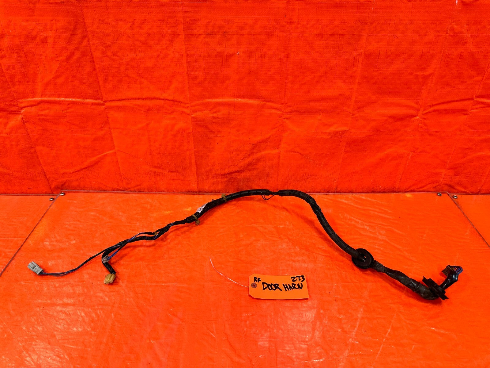 92 96 HONDA PRELUDE   PASSENGER RIGHT DOOR HARNESS WIRE LOOM   OEM 2730