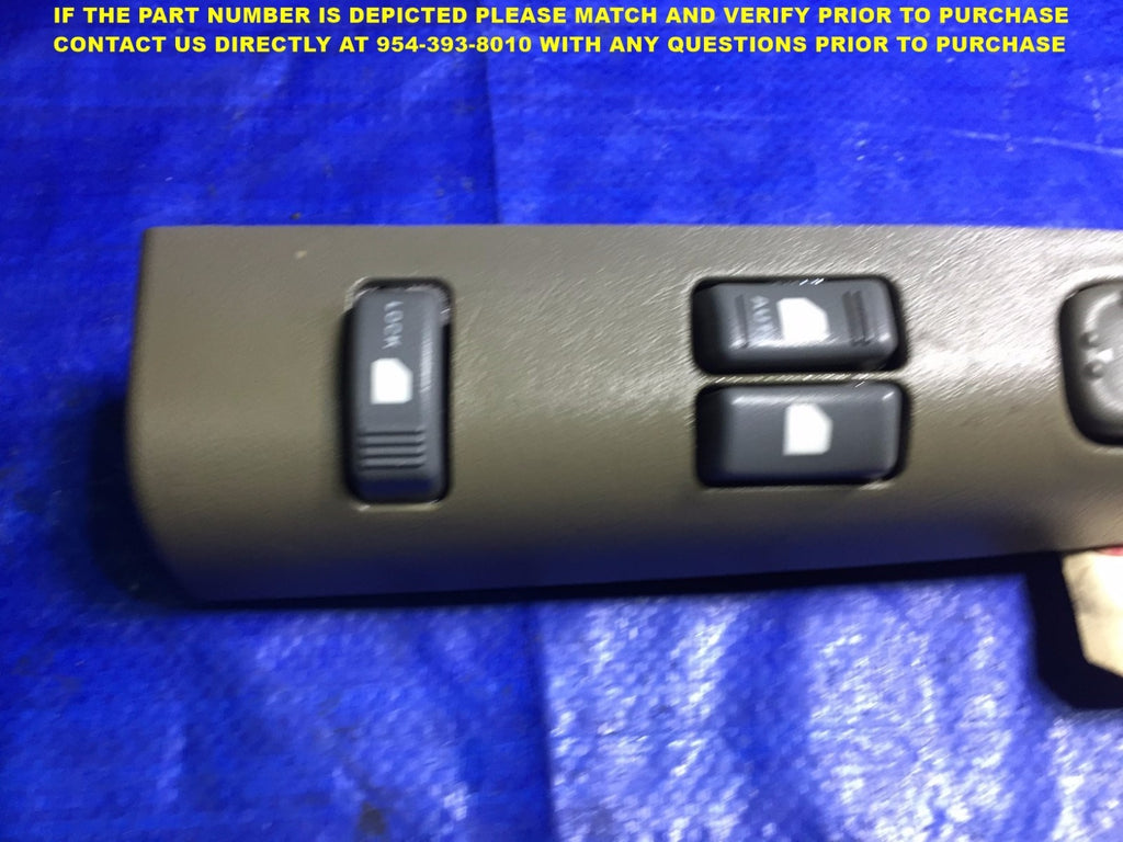 OEM 98 99 00 01 02 03 04 05 CHEVROLET BLAZER DRIVER LEFT MASTER WINDOW SWITCH1