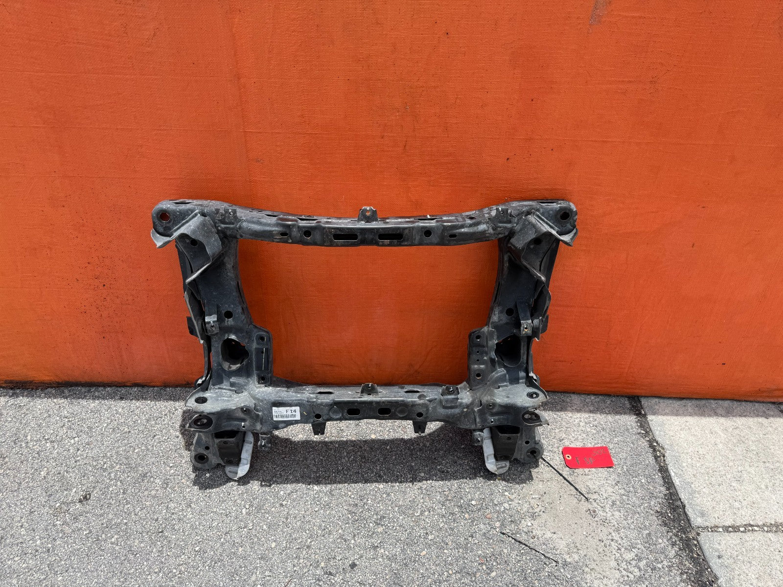 13 16 HYUNDAI GENESIS COUPE FRONT SUBFRAME CROSSMEMBER K FRAME ENGINE CRADLE OEM0