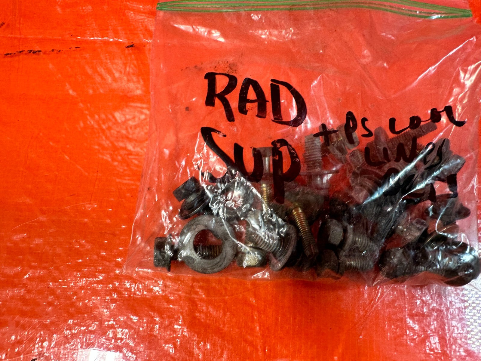 03 06 LANCER EVOLUTION VIII 8 EVO IX 9   RADIATOR SUPPORT BOLTS HARDWARE #EVO97