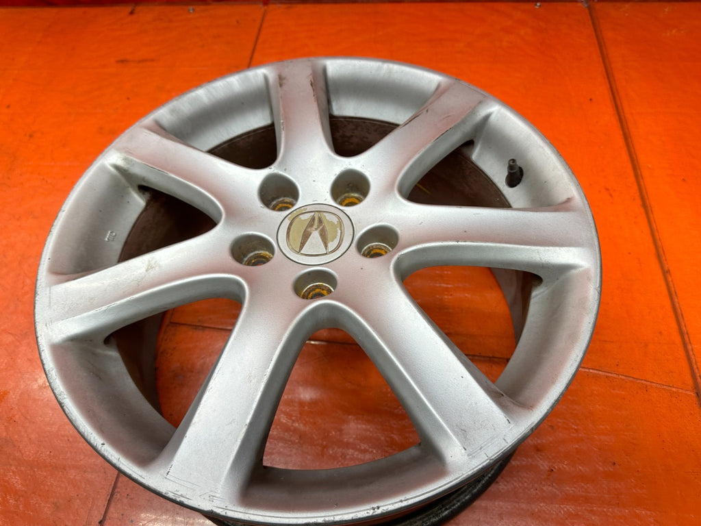 04 08 ACURA TSX 2.4L 17 INCH 7 SPOKE ALLOY WHEEL RIM 17x7 5x114.3 OEM FACTORY  314