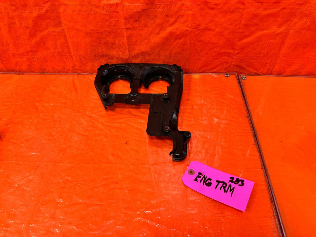 08 14 SUBARU IMPREZA WRX STI   EJ257   PLASTIC ENGINE TIMING TRIM COVER OEM 2830